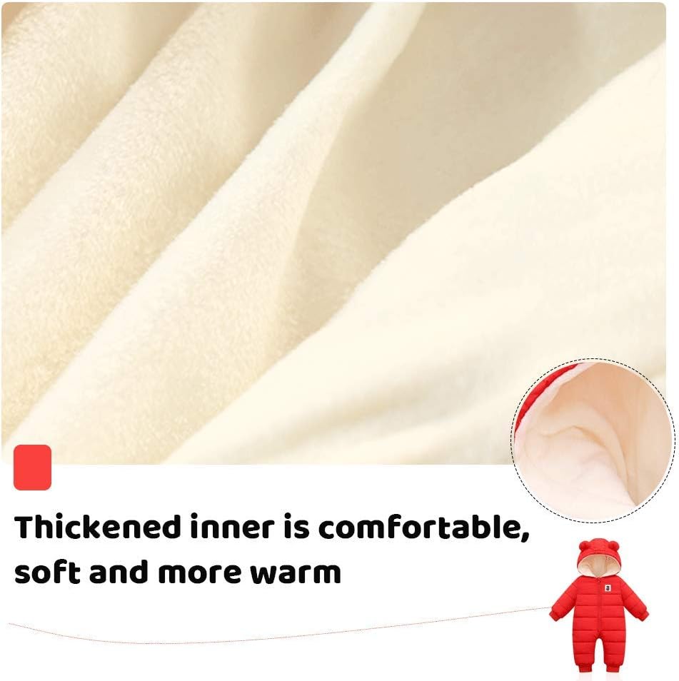 Cute Baby Boys Snowsuit New Born baby girls Winter Coat Toddler Clothes