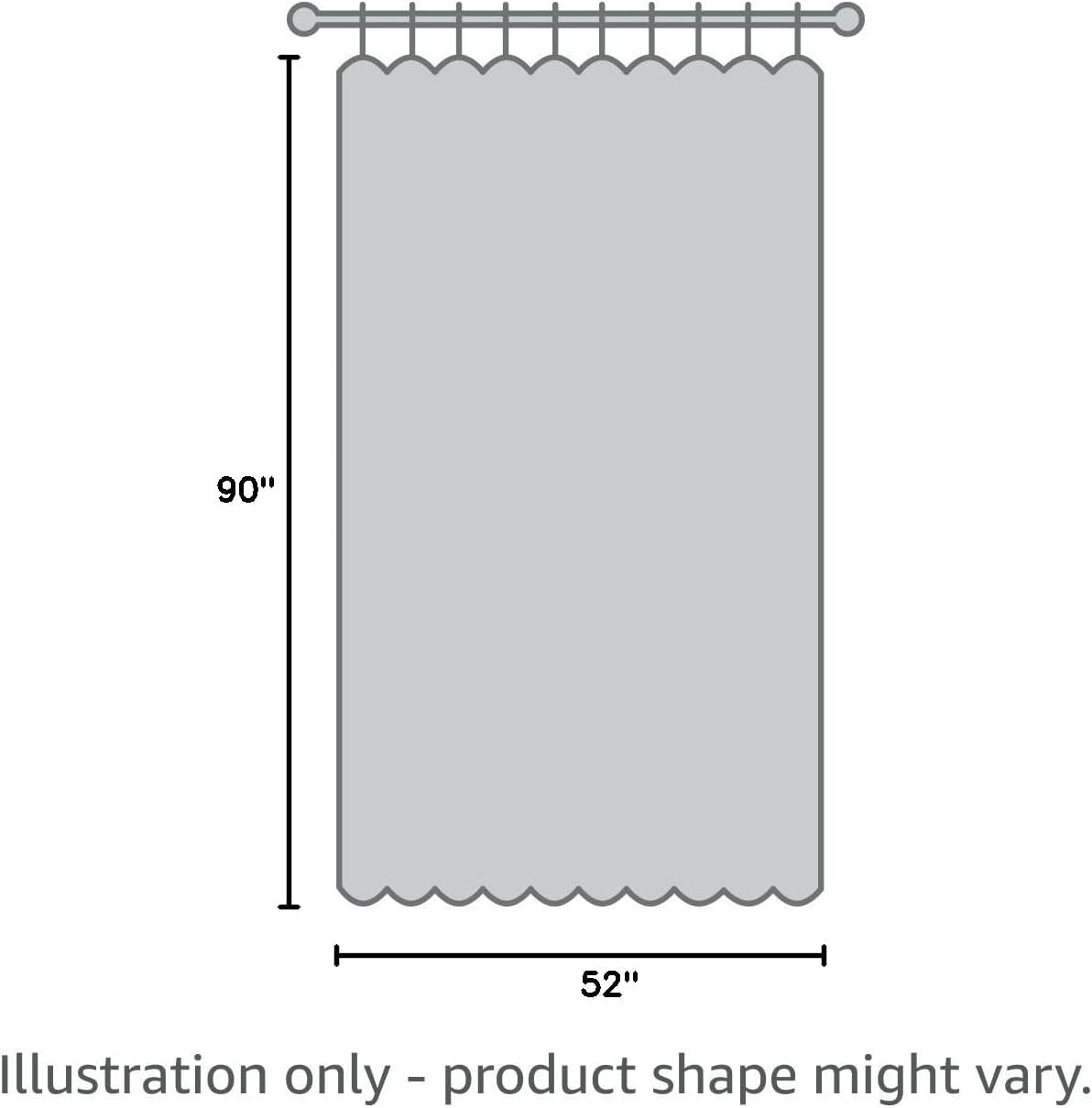 Joydeco Blackout Curtains 90 Inch Length 2 Panels Set, Thermal Insulated Long Curtains& Drapes 2 Burg, Room Darkening Grommet Drapes for Living Room Bedroom Window (W52 x L90 Inch, Royal Blue)