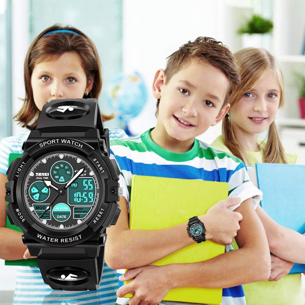 ATIMO LED Multi Function Waterproof Watch for Kids - Kids Gifts