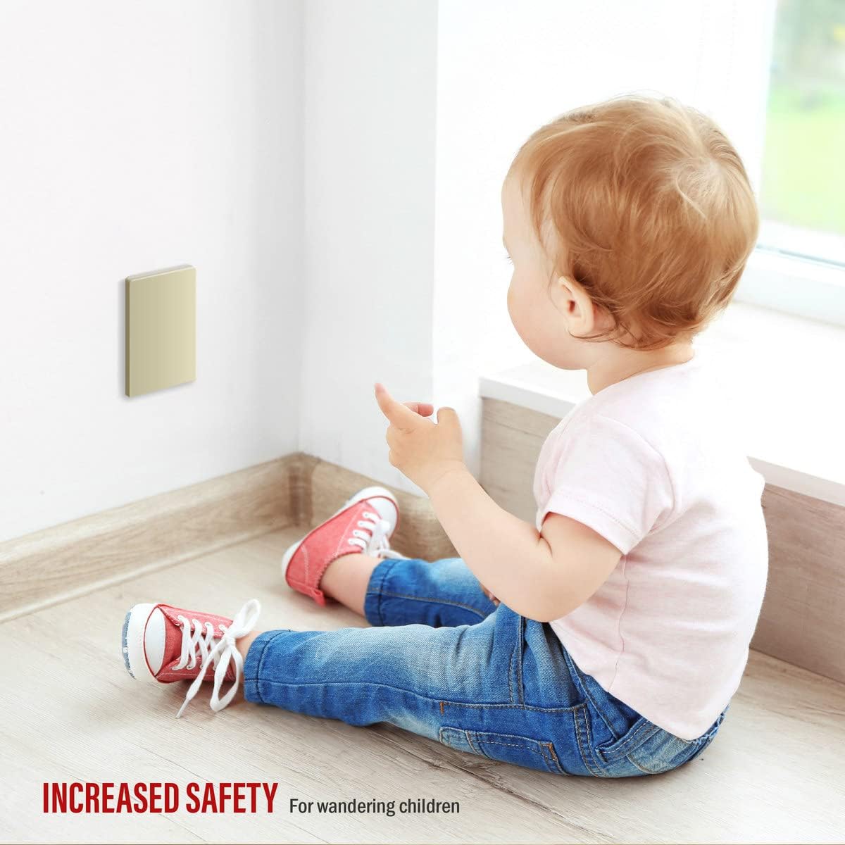 ENERLITES Screwless Blank Wall Plate, Child Safe Blank Device Outlet Cover, Standard Size, 1-Gang 4.68" x 2.93", Polycarbonate Thermoplastic, UL Listed, SI8801-I, Glossy, Ivory