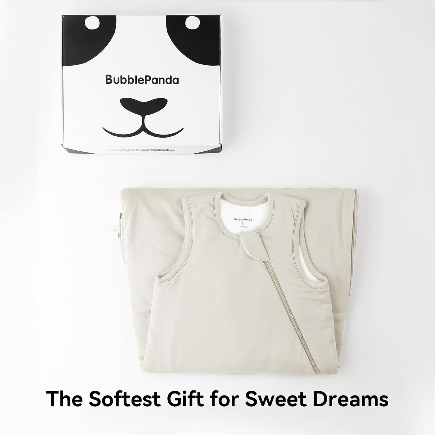 Rayon Made from Bamboo Sleep Sack 0-36 Months 1.0 Tog Ultra Soft Baby Wearable Blanket Toddler Sleeping Sack for Babies (Oat, L(12-18M))