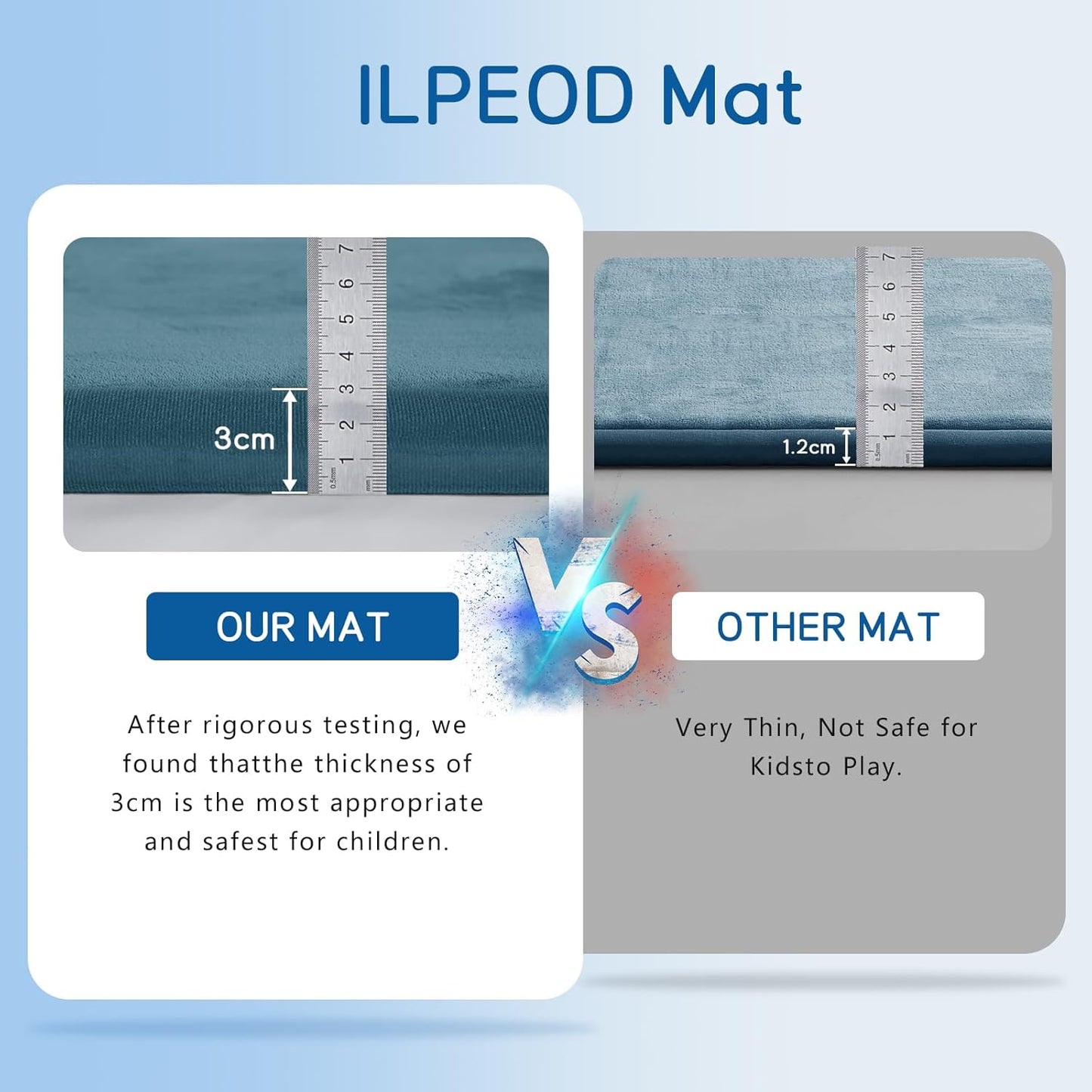 Baby Play Mat for Floor Tummy Time Mat Nursery Rug Muscle Mat Area Rug Playroom Rug Tatami Mat 6'7"x4'11" Memory Foam 1.3" Thick Crawling Mat For Babies,Toddlers, Infants, Kids,Floor Mat(Green)