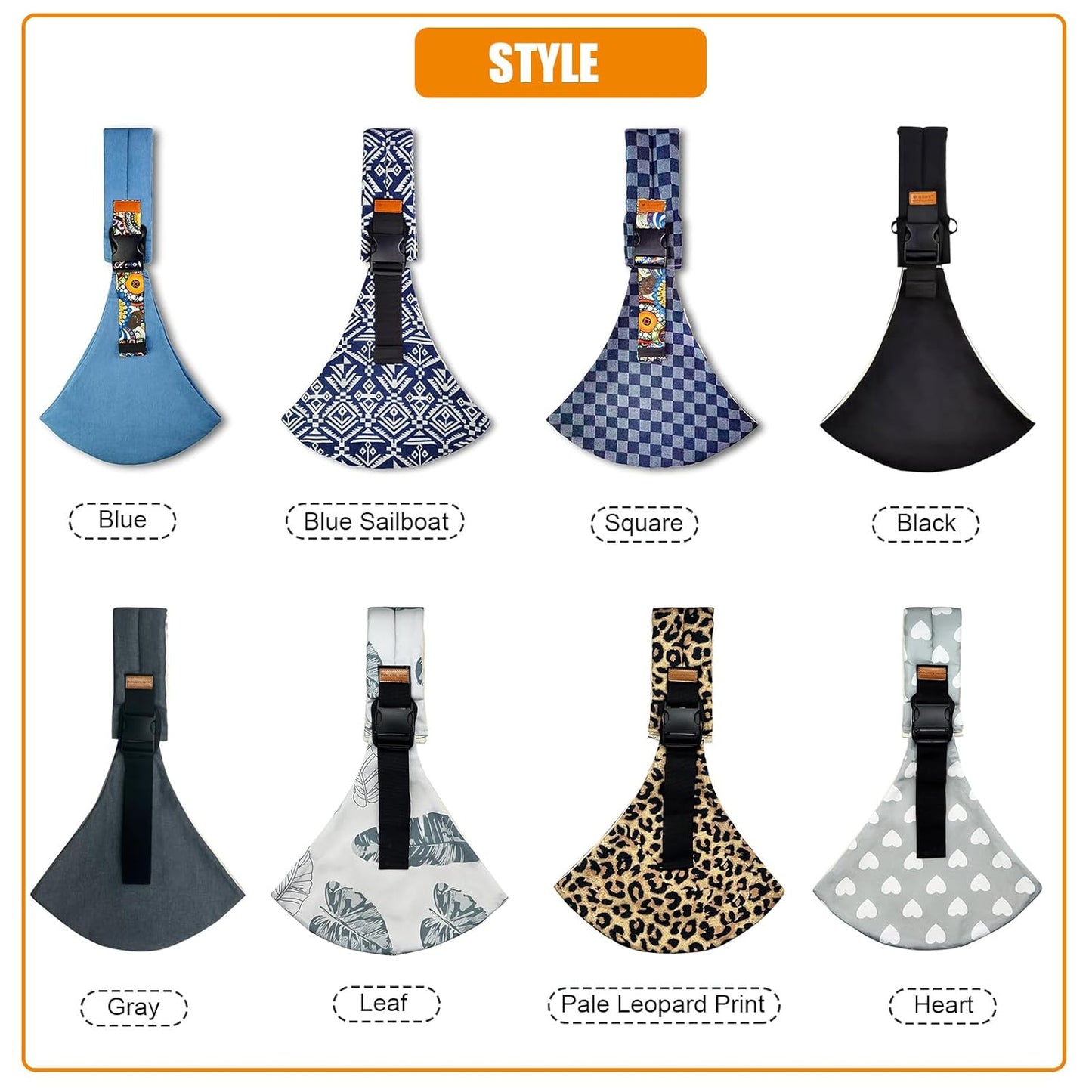 Marrlly Baby Carrier Newborn to Toddler, Toddler Carrier,Adjustable Baby Sling Carrier Non-Slip Hip Seat Carrier Carrying 10-30 lbs(Black)