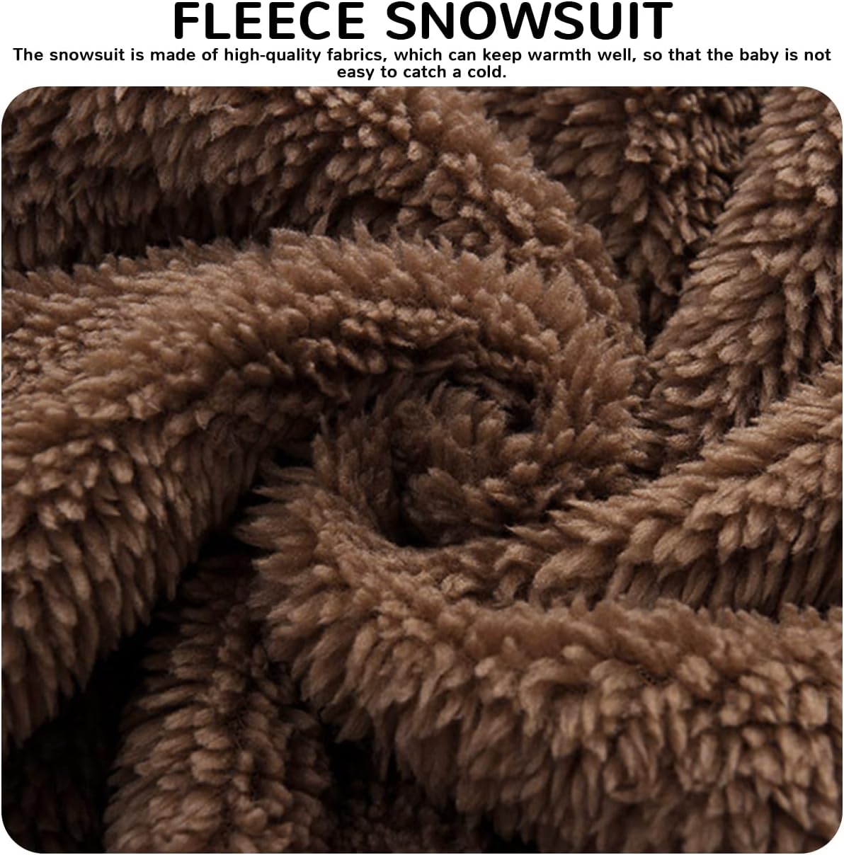 Baby Boy Girl Snowsuit Winter Warm Clothes Coat Infant Jumpsuit Toddler Outfit