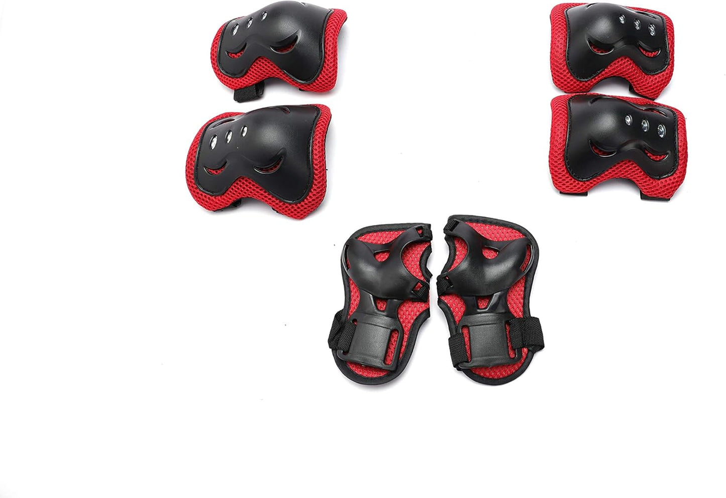 Kids Helmet Knee Elbow Pads Wrist Guard Sport Protective Gear Adjustable Scooter Skateboard Roller Bike Skate Cycling Safety Set for Boy Girl 4-12 Years