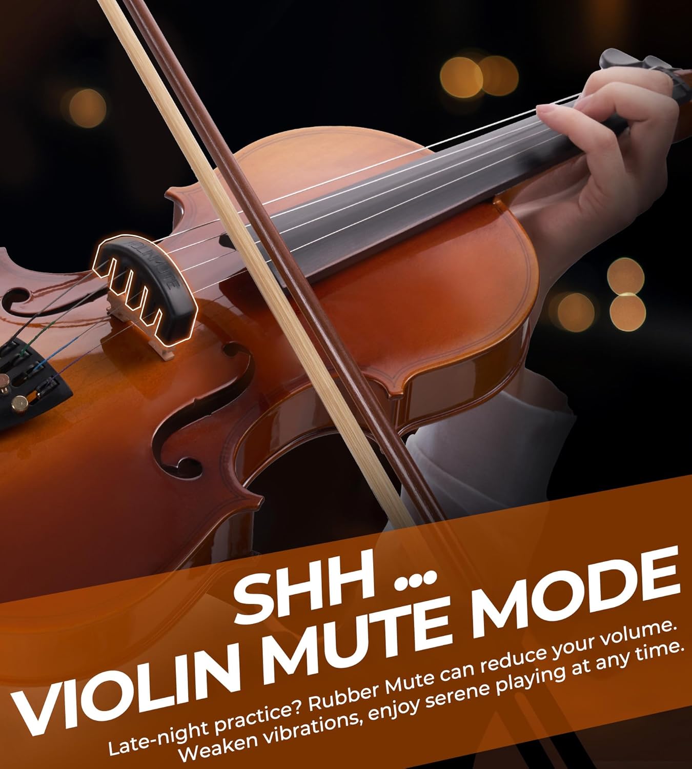 Vangoa Violin 1/2 Size for Kids Beginners Full Set, Spruce Childrens Fiddle Half Size Bundle Medium Acoustic Violins Starter Kit Package w/Side Solidwood, Hard Case for School Students Ages 6-9