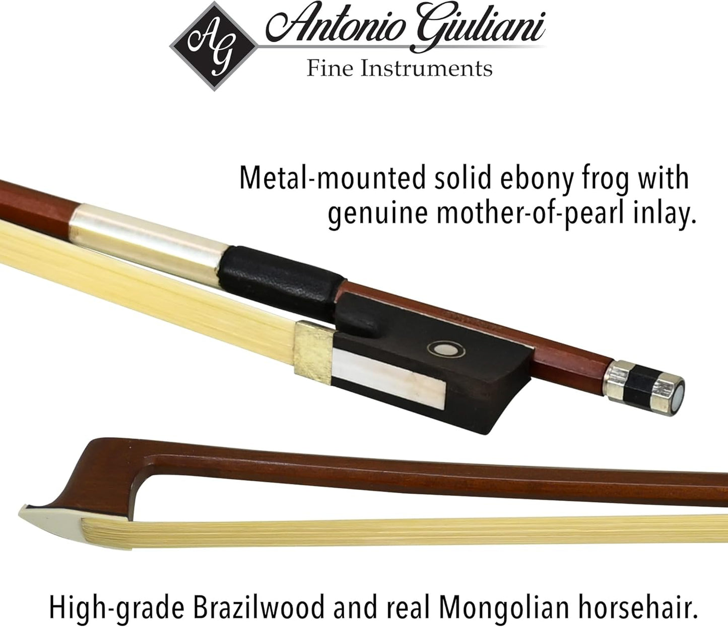 Louis Carpini G2 Violin Outfit 4/4 Full Size - Carrying Case and Accessories Included - Solid Maple Wood and Ebony Fittings By Kennedy Violins