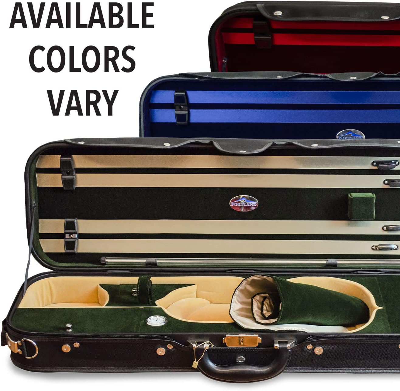 Kennedy Violins Louis Carpini G2 Violin Outfit CLEARANCE Carrying Case and Accessories Included — Solid Maple Wood and Ebony Fittings (1/4)