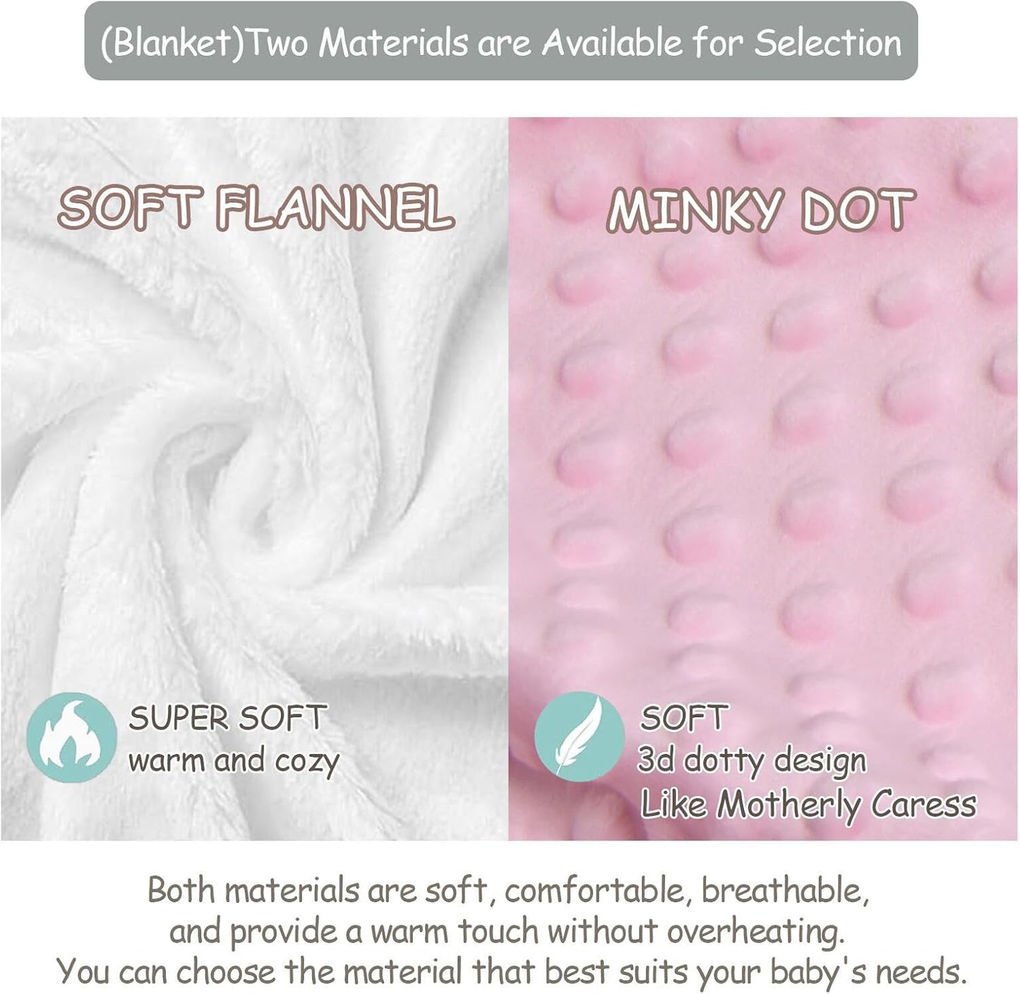 Personalized Baby Girl Crib Bedding Set – Custom Name Pink Bow 3-Piece Nursery Set with Soft Flannel Blanket, Fitted Sheet & Pillowcase – Infant & Toddler Bedding Gift