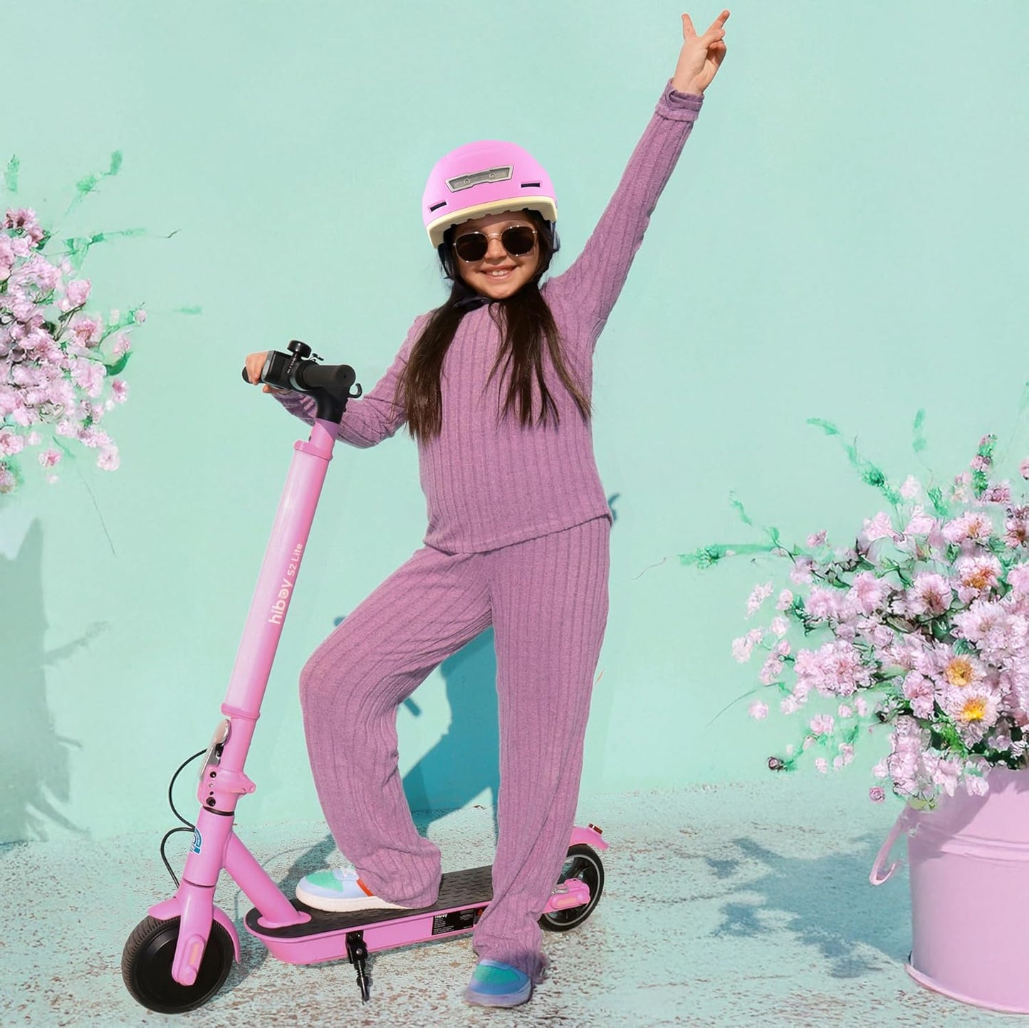 Kid Bike Helmets for Boys and Girls | Fit Head 51-54cm Circumference | CPSC & NTA-8776 Dual Certified | Multi-Sport Helmets with LED Lights, Magnetic Buckle, Detachable Visor