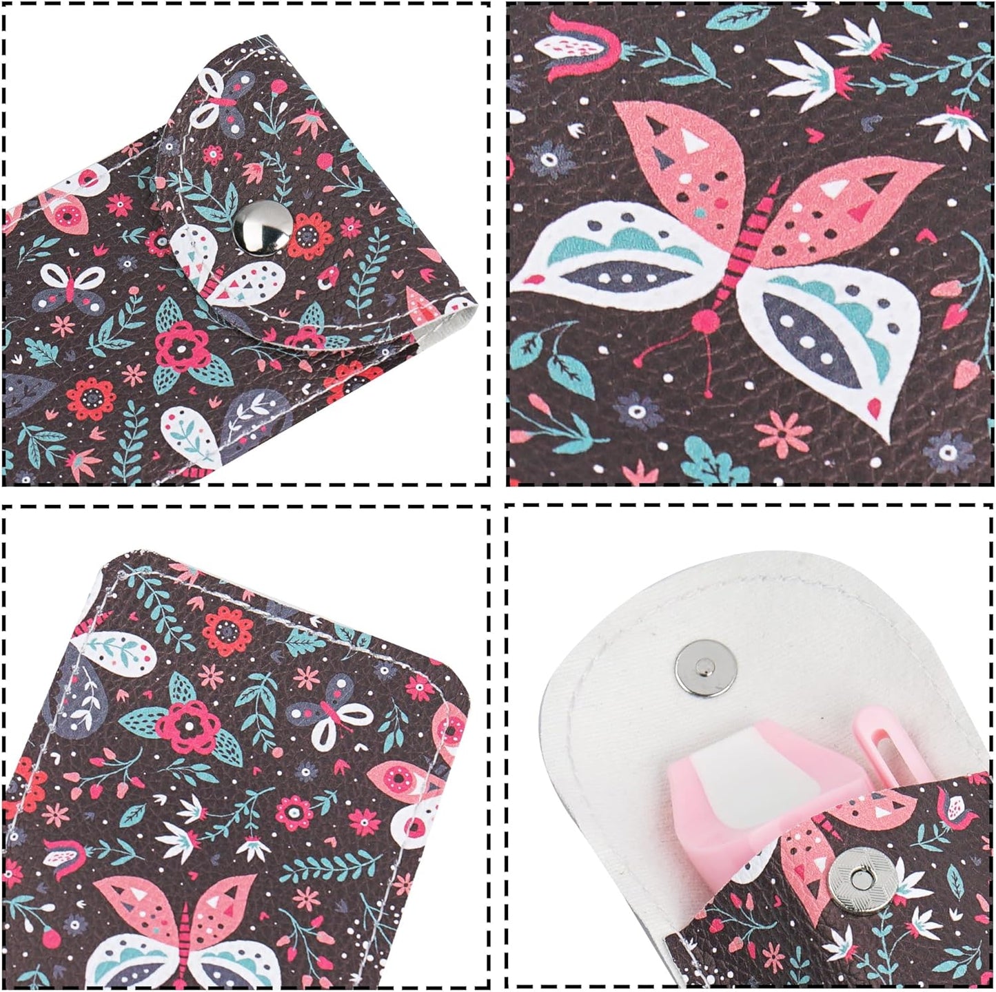 LIZIMANDU Recorder Instrument for Beginner Kids Adults,8-Hole Soprano Descant Recorder Music Flute with with Cleaning Rod & Leather Case For School Student Home Entertainment(2-Butterfly)