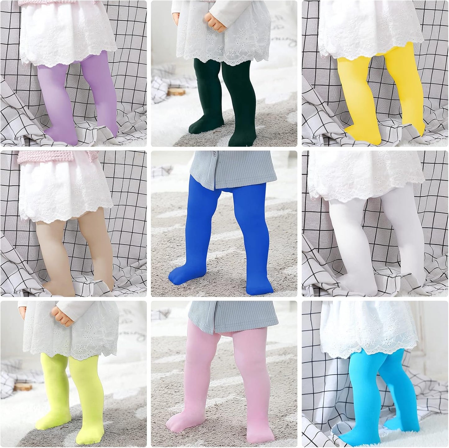 Girls Ballet Dance Tights for Toddler Baby Soft Athletic Leggings Infant Elastic Dance Tights for Girls