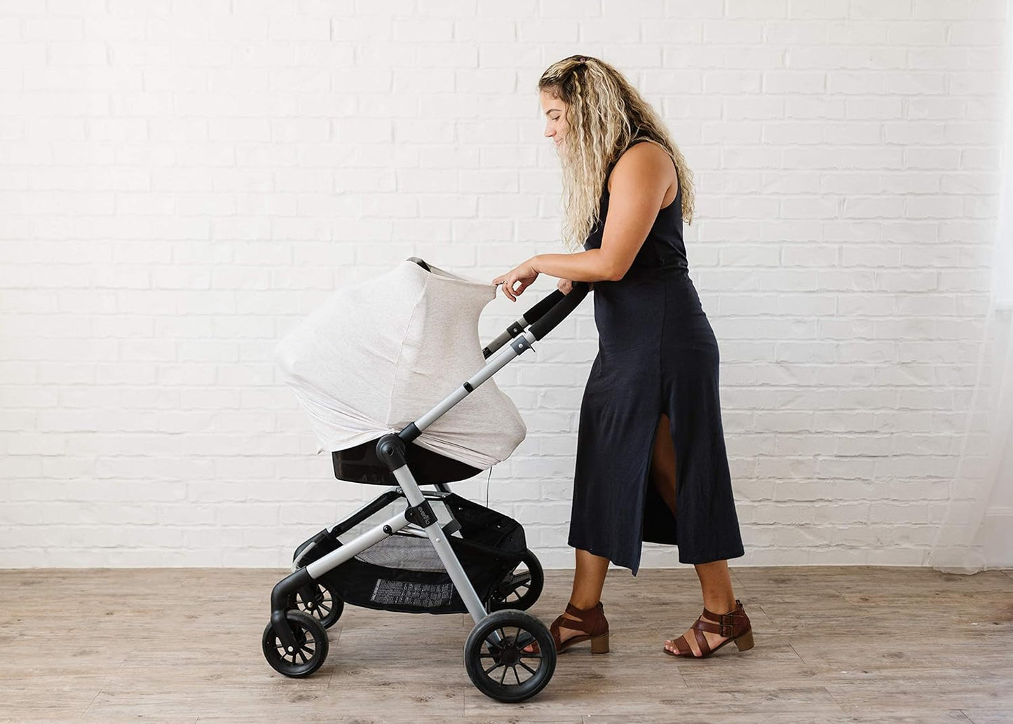 Oat Copper Pearl Multi-Use Cover: Car Seat & Stroller Cover - Sun Protection, All-Season Use, Stylish Designs