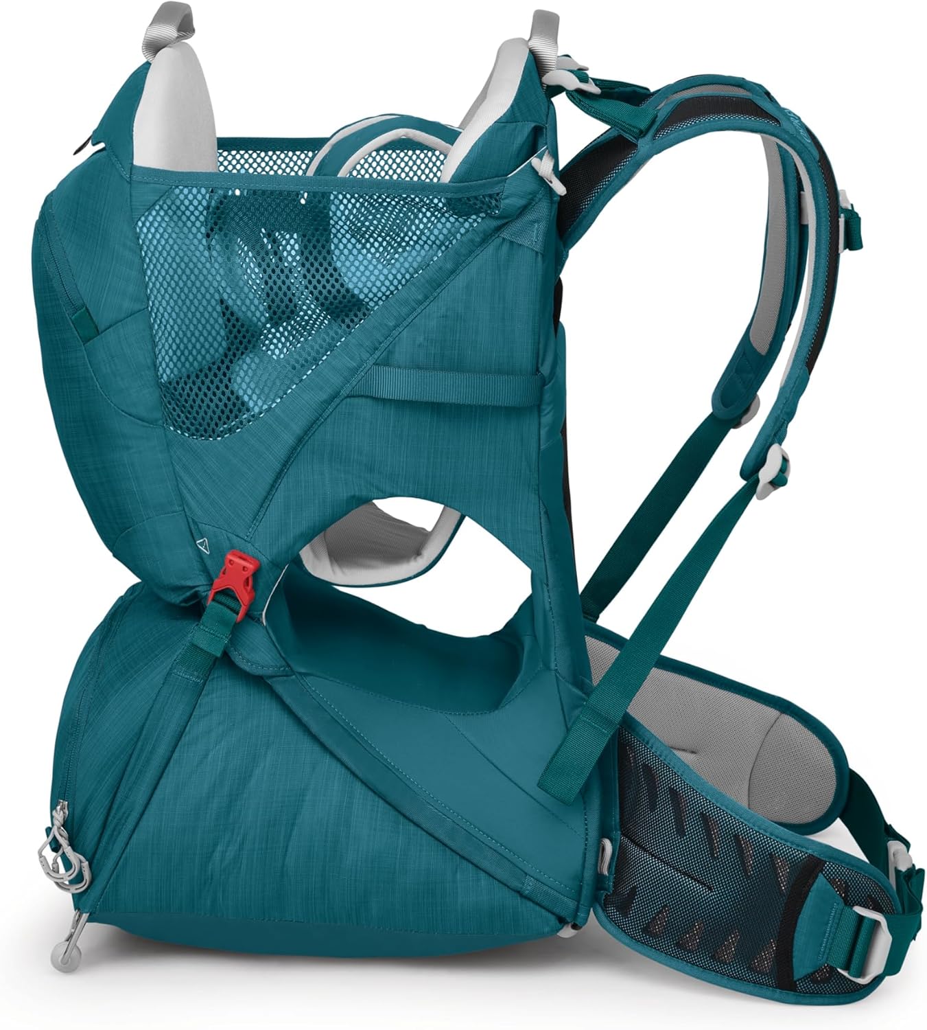 Osprey Poco SLT Lightweight Child Carrier Backpack - Slimmed-Down Hiking Carrier for Toddlers with Safety Harness, Sunshade, and Ventilated Backpanel - Lightweight Travel-Friendly Option