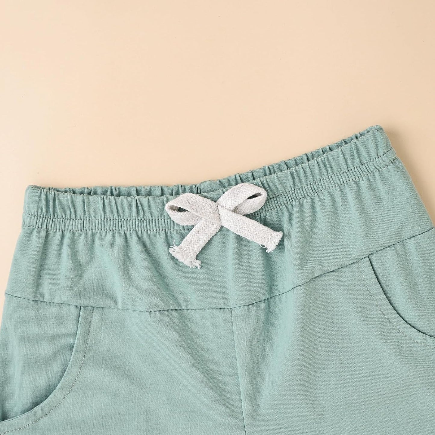 Baby Boy Clothes Toddler Boy Summer Outfits Short Sleeve Patchwork Top T-shirt & Pocket Pant Set 2 Piece 12 Months-4T