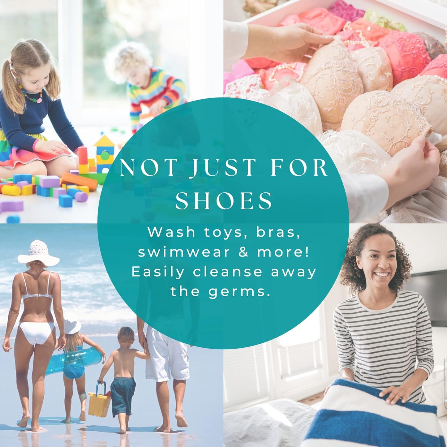 Premium Mesh Shoe Laundry Bags – Double-Layered Protection, Fits Up to Size 15, Durable Zipper, Travel-Friendly – 2 Pack