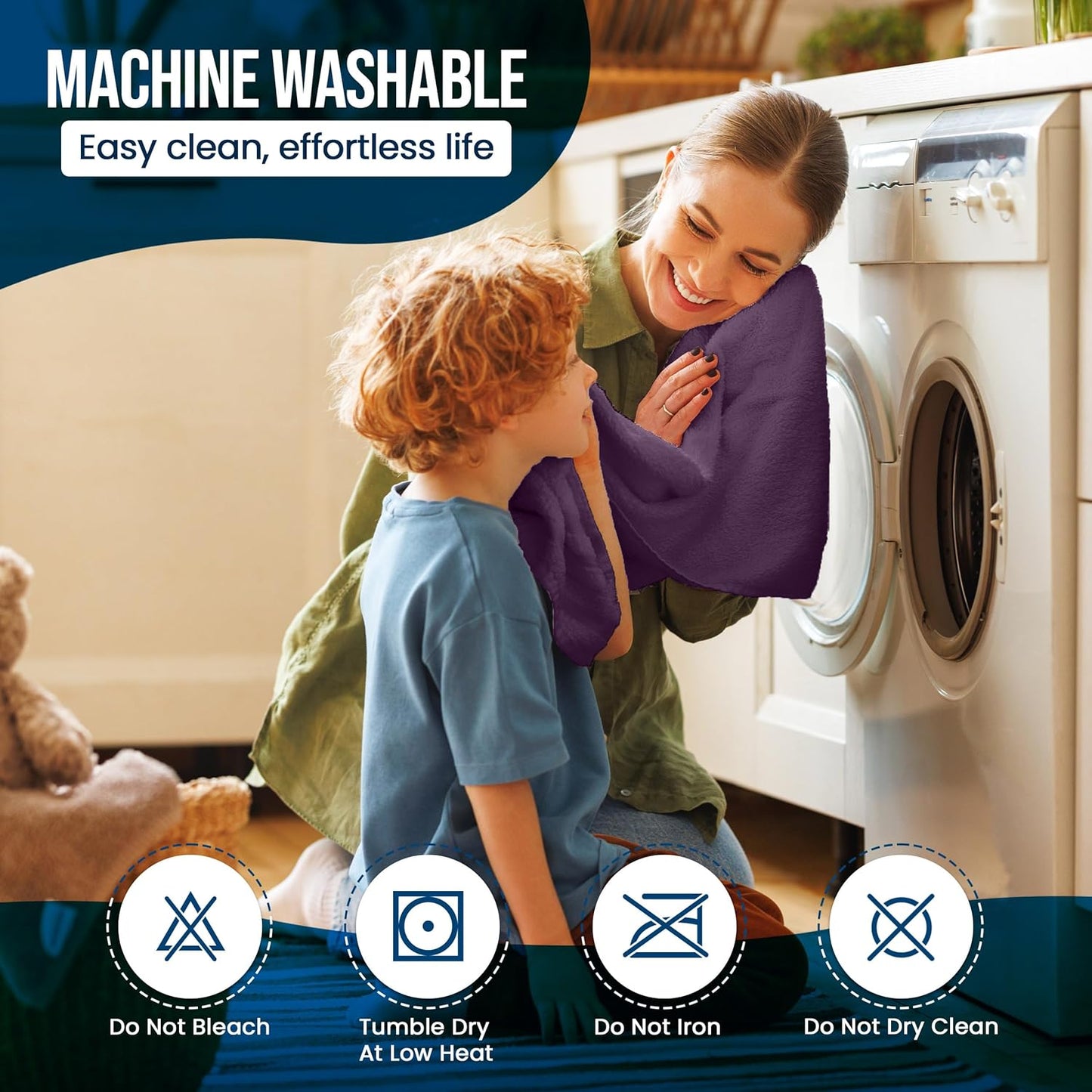 Utopia Bedding Waterproof Mattress Protector Twin Size, Premium Terry Mattress Cover 200 GSM, Breathable, Fitted Style with Stretchable Pockets (Purple)