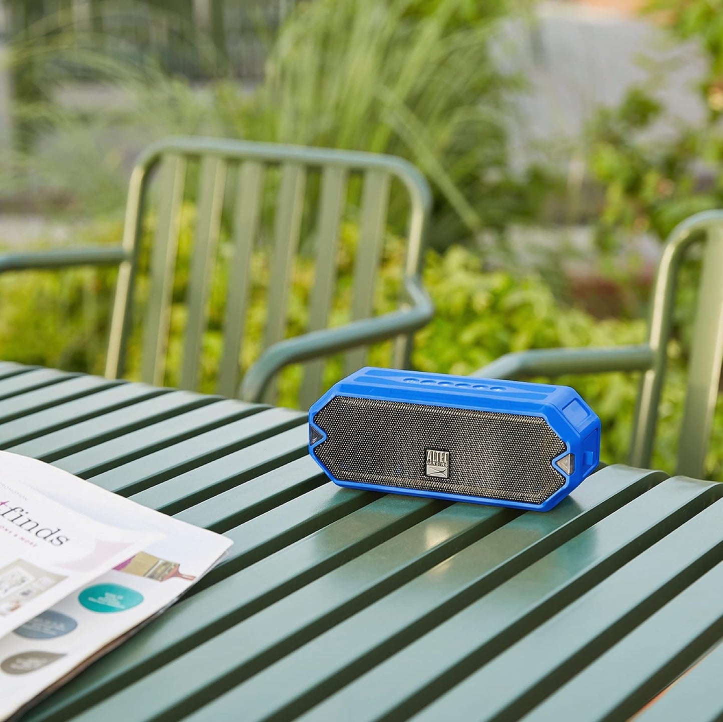 Altec Lansing - HydraJolt Wireless Bluetooth Speaker, Waterproof Portable Speakers with Built in Phone Charger and Lights, Everything Proof Outdoor, Shockproof, Snowproof, 16 Hours Playtime