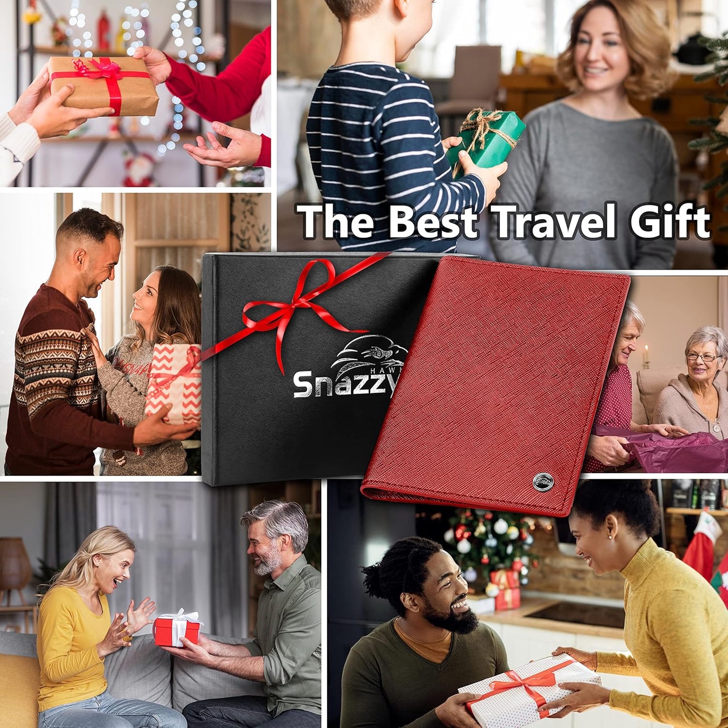 2 Passport Holder - Travel Essentials, RFID Blocking Wallet Credit Card Organiser, Plain Accessories Slim Cover For Men & Women