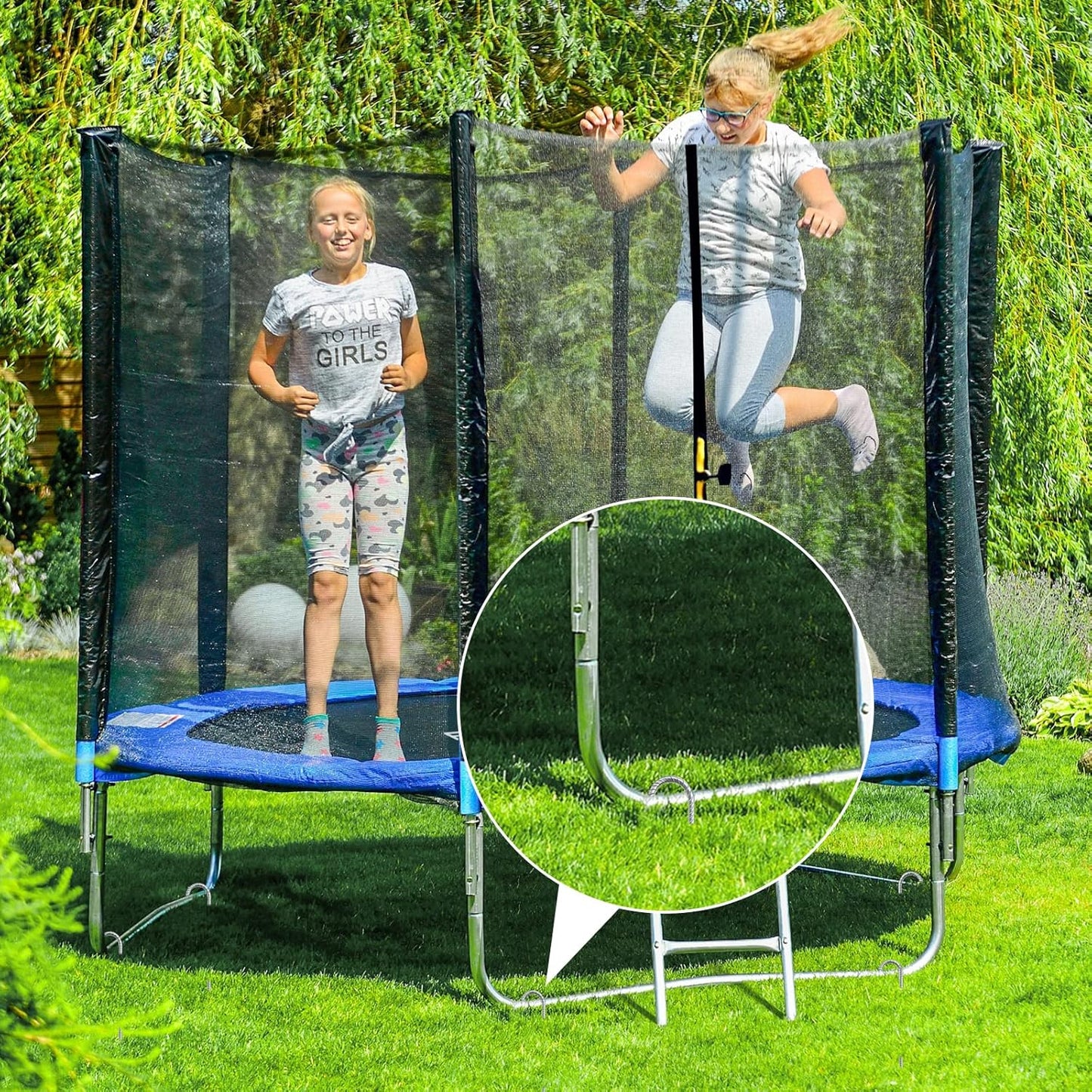 FEED GARDEN 16 Inch 16 Pack Rebar Stakes Heavy Duty J Hook, Galvanized Steel Ground Stakes Tent Stakes Ground Anchors, Chain Link Fence Stakes, Trampoline Stakes, Black