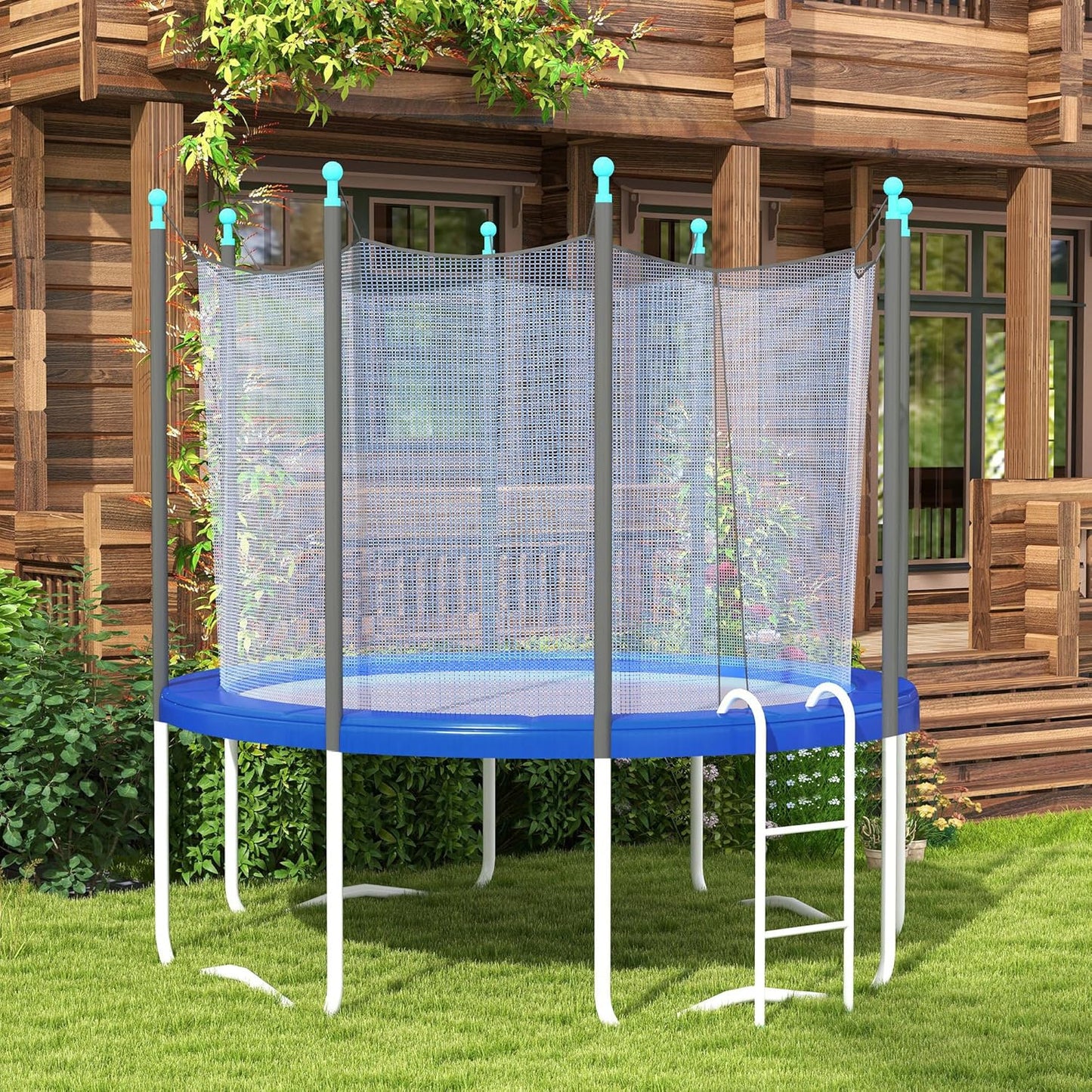 Soozier 12FT / 14FT Trampoline Spring Cover, Safety Trampoline Pad Replacement, Waterproof and Tear Resistant, All Weather Trampoline Accessories