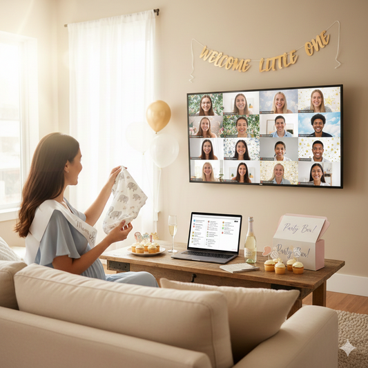 Baby Shower Planning: "How to Host a Virtual Baby Shower: Themes, Games, and Gift Ideas."
