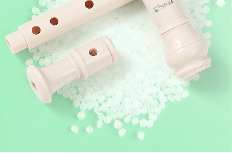 German Fingering, Natural,Soprano Recorders Descant Flute With Cleaning Rod German Style for Chrildren Kids Beginner Graduation or Back to School Gift (Blue six holes)