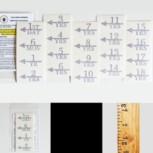 Little Acorns ADD ON - DIY Vinyl Growth Chart Ruler - Height Marker Arrows ONLY