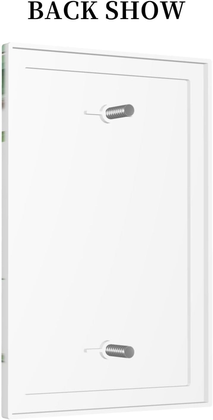 Light Switch Cover Plate Green Leaves Bird Eucalyptus Sage Plant 1 Gang No Device Blank Electrical Wall Plates Faceplate Decorative Switch Plate For Bed Room Living Room Decor