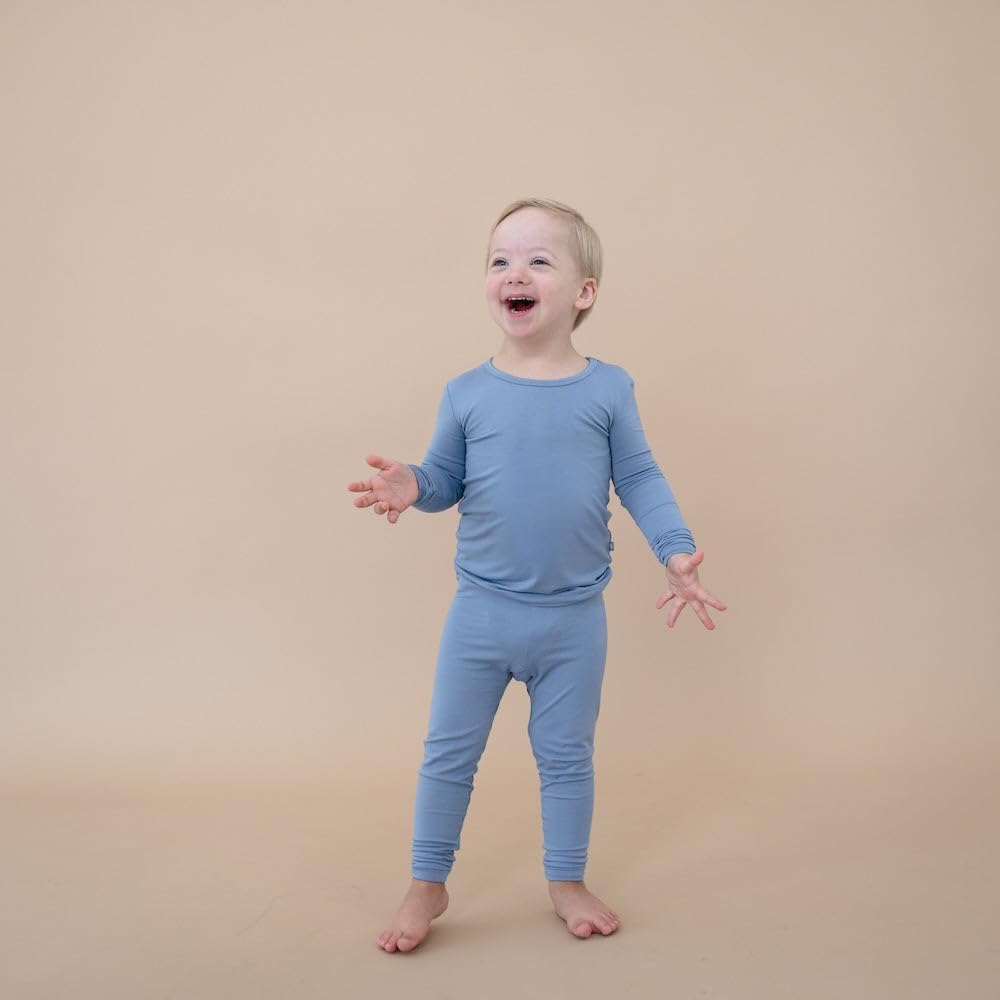 KYTE BABY Toddler Pajama Set - Pjs for Toddlers Made of Soft Bamboo Rayon Material