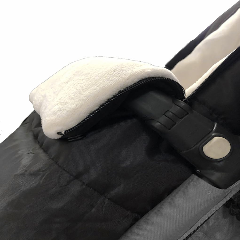 Cozy Baby Sleeping Bag Adaptable for Most Style Strollers,Comfortable Warm Coral Lining, Practical Design of Toddler Stroller Footmuff
