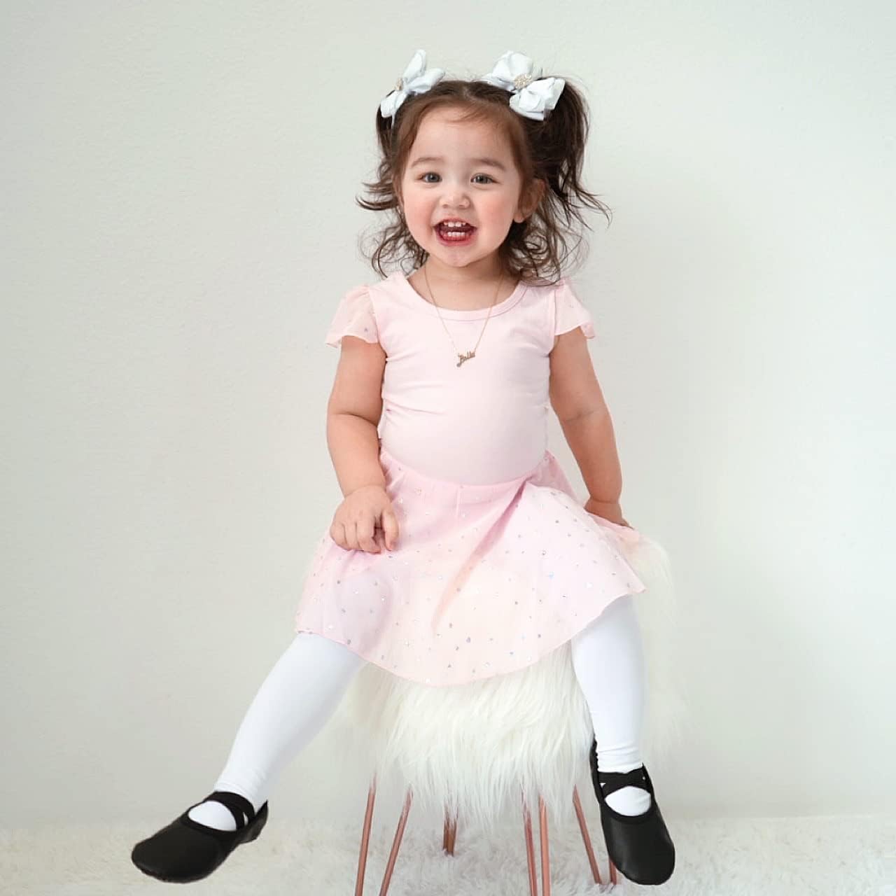 Stelle Girls' Ultra Soft Pro Dance Tight/Ballet Footed Tight (Toddler/Little Kid/Big Kid)