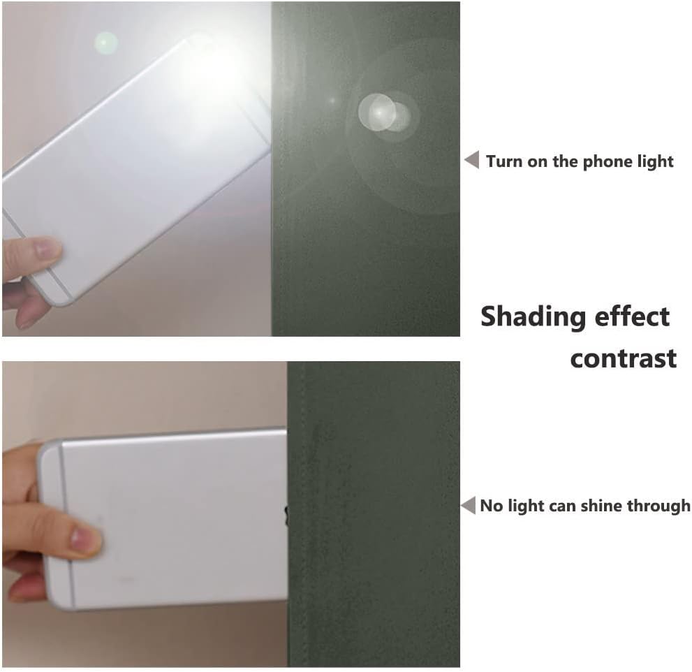 NICETOWN 100% Blackout Curtains 57 inches Long, Double-Deck Completely Blackout Window Treatment Thermal Insulated Lined Drapes for Small Window (Dark Mallard, 1 Pair, 55 inches Width Each Panel)