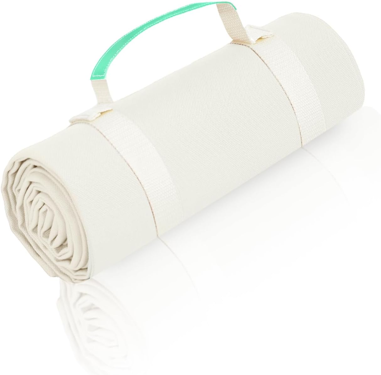 4’9” x 3’3” Compact Minimalist Water Resistant Canvas Mat,Kids/Single Use,Lightweight for Outdoor,Picnic,Beach