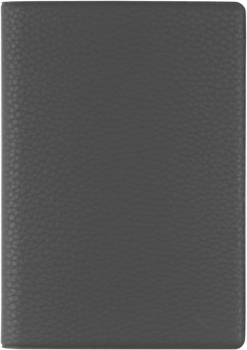 Fenice Classic Passport Cover Holder Wallet Case for Travel Essential RFID Blocking Vegan Leather Waterproof (GREY)