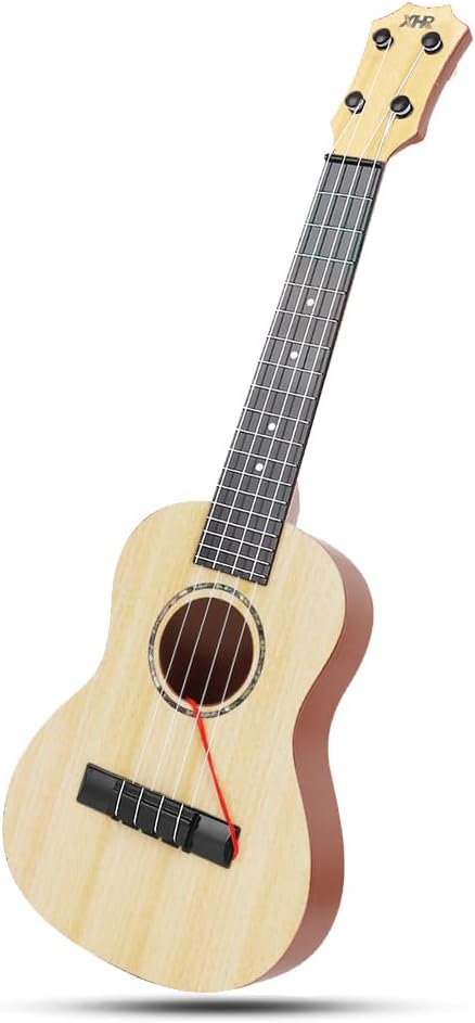 Raimy Kids Ukulele Guitar - 21inch 4 Strings Guitar Children Musical Instruments Educational Toys with Picks for Toddler Kids Boys Girls Beginner (White)