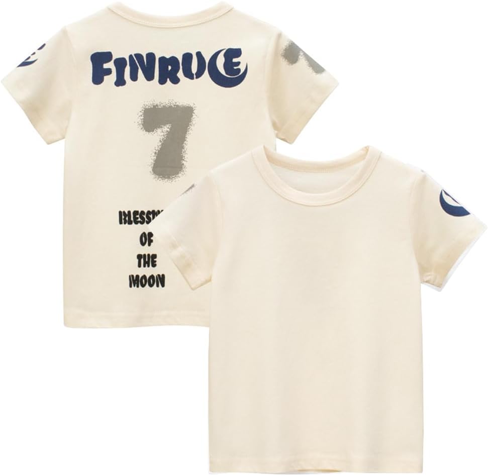 Boys' 4-Pack Excavator Short Sleeve Crewneck T-Shirts Top Tee Size 2-7 Years Toddler Boys' Value Pack Cotton T-Shirt