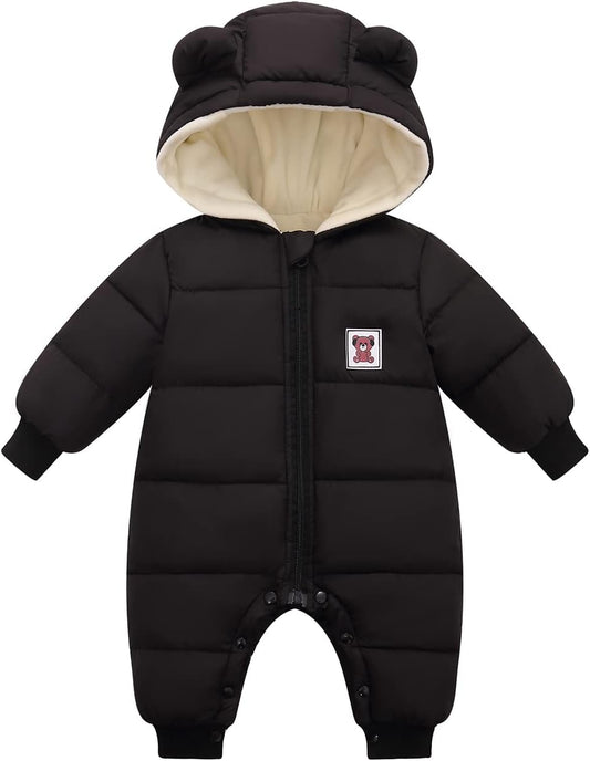 Cute Baby Boys Snowsuit New Born baby girls Winter Coat Toddler Clothes