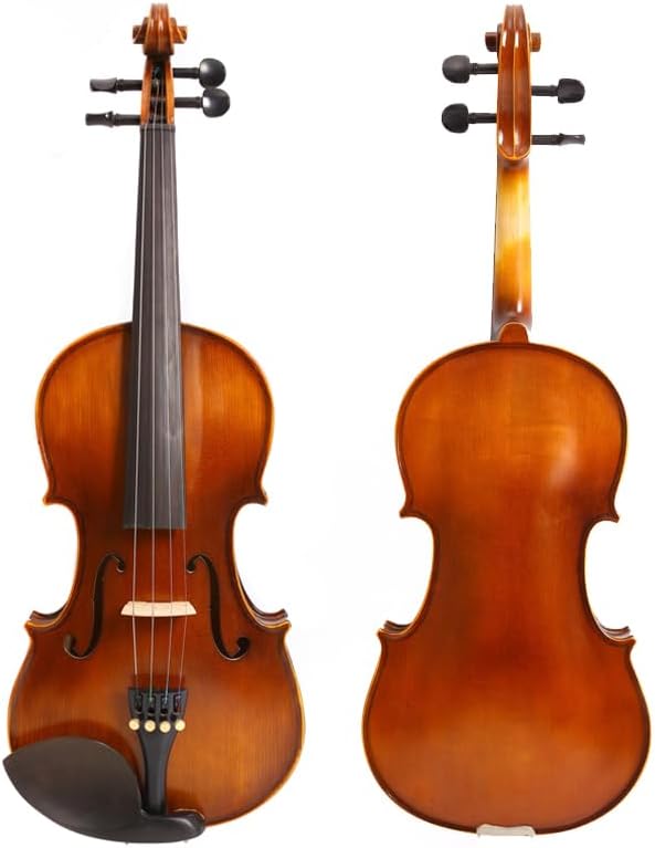 Violin 3/4 size for Kids &Beginners &Adults Spruce Top Maple Back Side Students Starter Violin Set with Case,Bow,Rosin,Tuner,Shoulder Rest and Extra Strings