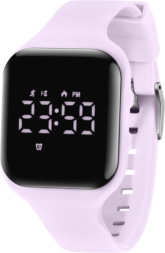 Kids Watches for Girls Boys Digital Sport Watch with Step Counter Pedometer Vibration Alarm Clock, No App Waterproof Fitness Tracker Kids Watch Boys Girls Teens Students Ages 5-16