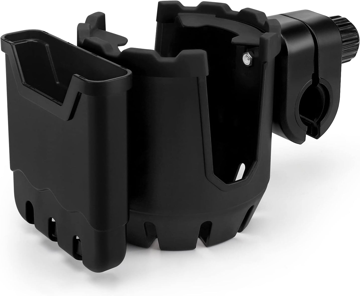 Accmor Stroller Cup Holder with Phone Holder, Universal Cup Holder, Bike Cup Holder, 360° Rotatable Large Caliber Drinks Holder for Stroller, Bike, Wheelchair, Walker