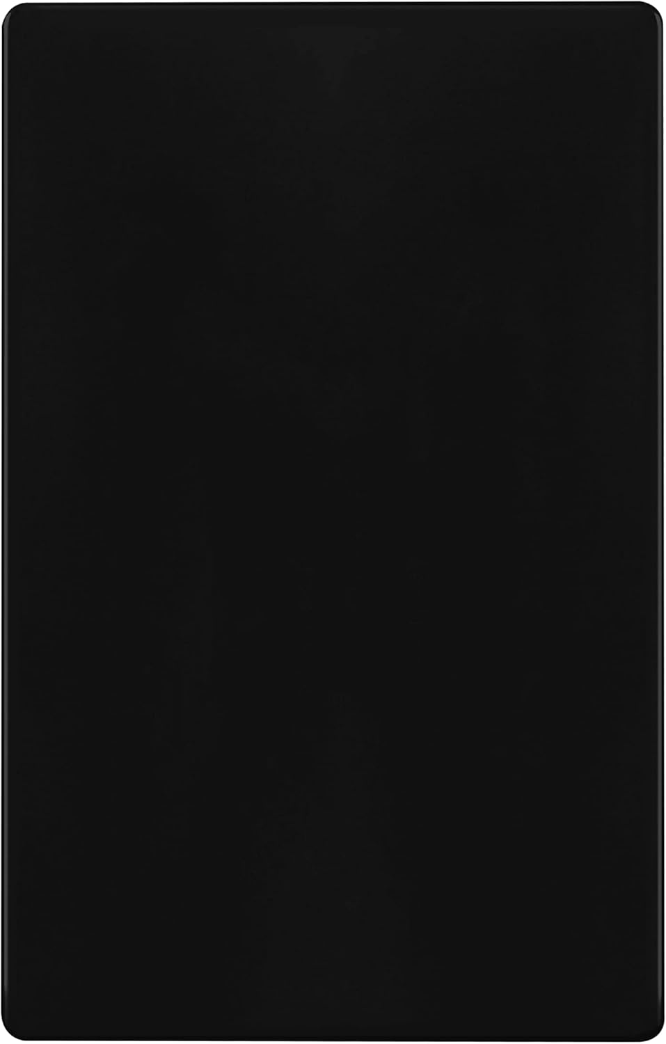 ENERLITES Screwless Blank Wall Plate, Child Safe Blank Device Outlet Cover, Standard Size, 1-Gang 4.68" x 2.93", Polycarbonate Thermoplastic, UL Listed, SI8801-BK, Glossy, Black