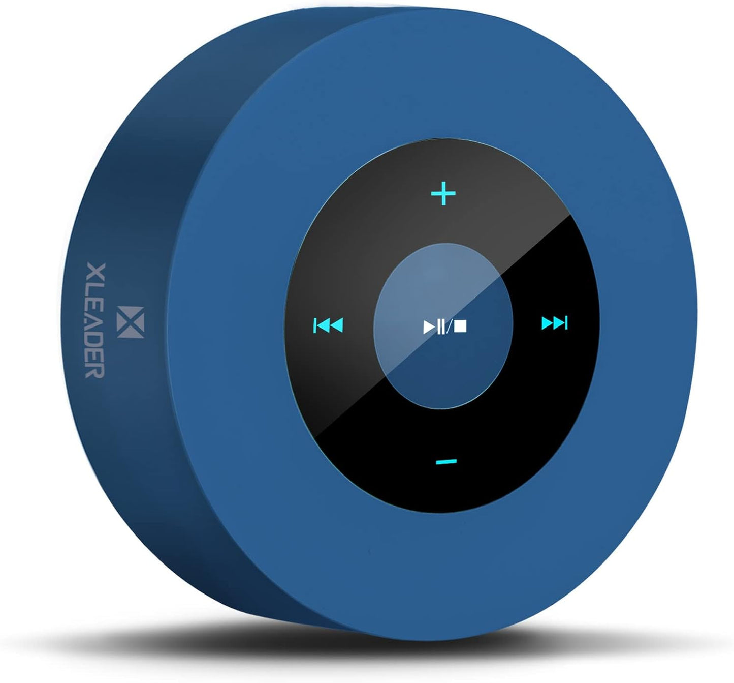 XLeader Mini Bluetooth Speaker (Travel Case Provided) HD Sound&Rich Bass, Touch Design, 12-15H Playtime, Support Aux input, Micro SD, Mic, Small, for iPhone Laptop Shower Office, Ideal Gifts, Sea Blue
