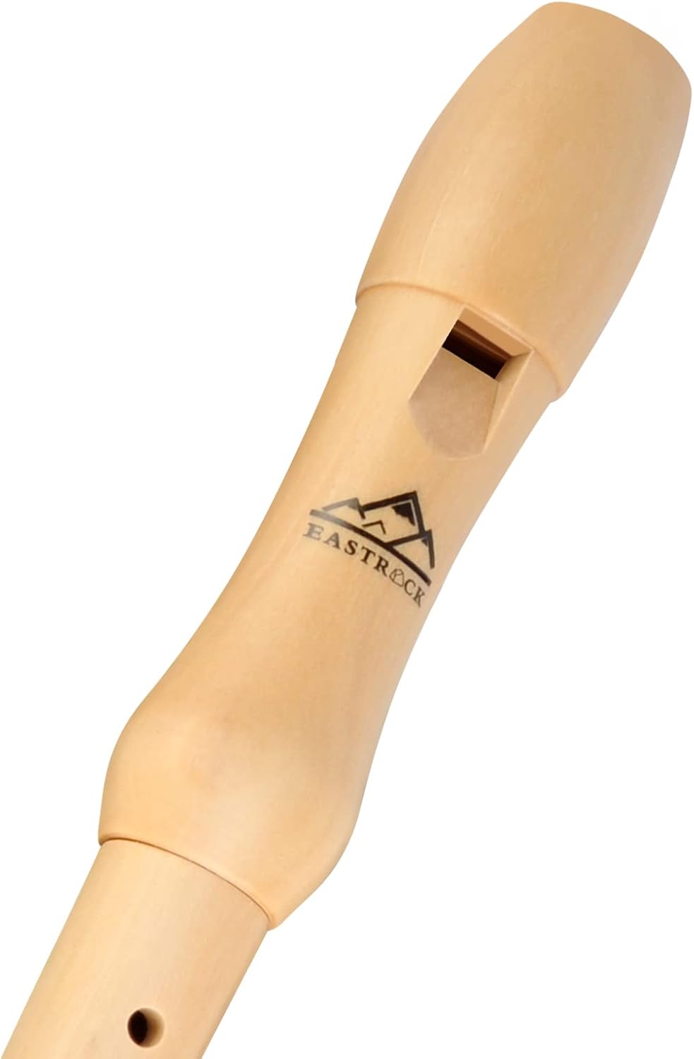 Eastrock Recorder Instrument for Adults Beginners Maple Wood C Key Soprano Recorder German Style 2 Piece With Hard Case
