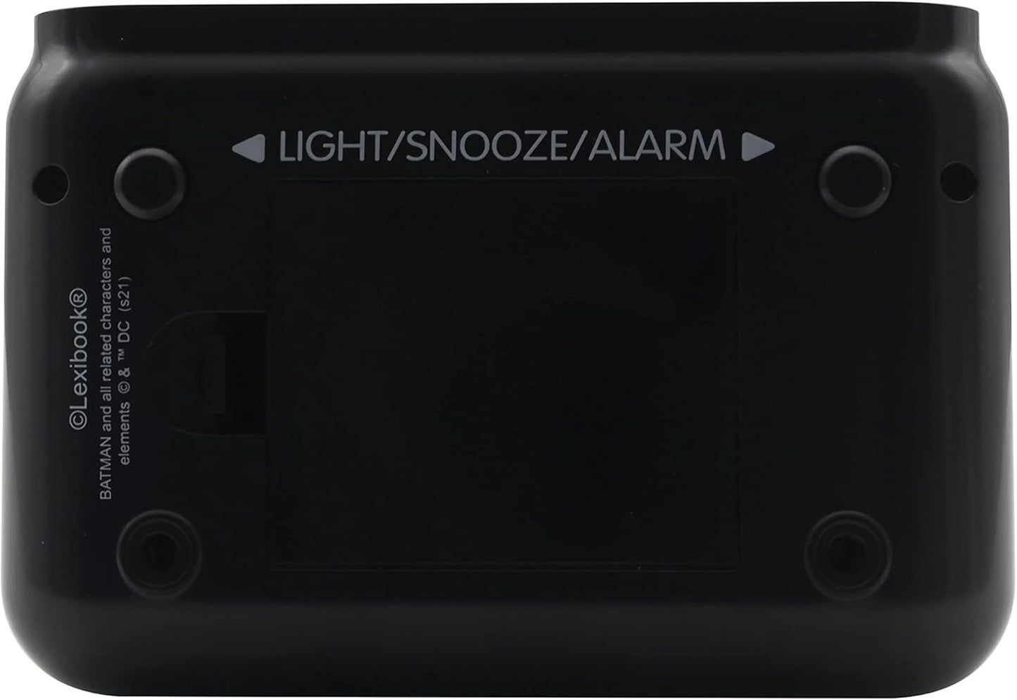 LEXiBOOK - Batman Digital Alarm Clock for Kids with Night Light Snooze, Childrens Clock, Luminous Batman, Black Colour - RL800BAT