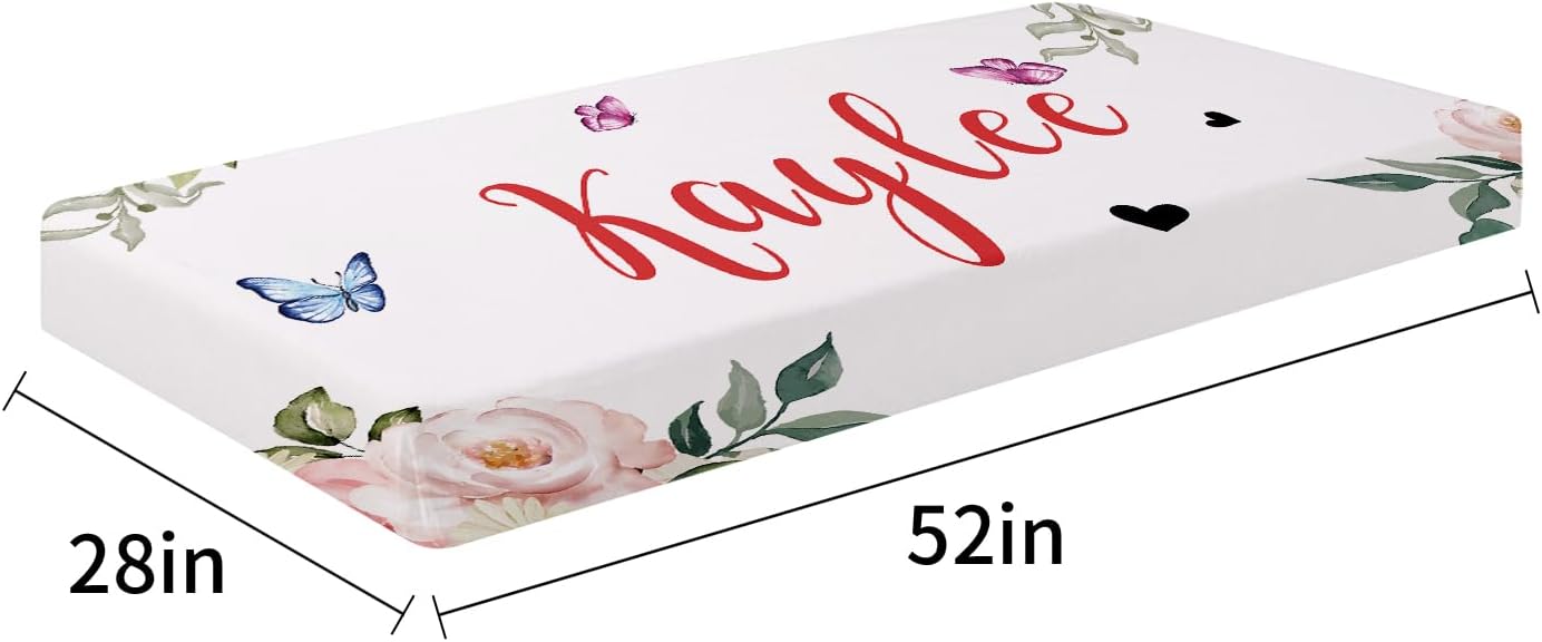 Personalized Baby Crib Bedding Set - Custom Name Highland Cattle Design 3 Pcs Set - Soft Blanket with Double Layer Dotted Backing, Fitted Sheet, Room Rug for Newborns Boys Girls Shower Gift