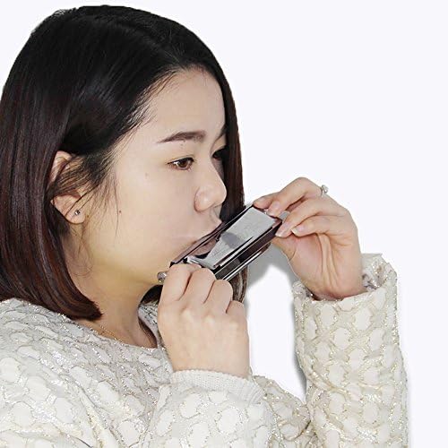 Swan SW1040 10 Hole 40 Tone C Key Chromatic Harmonica Adult Students Beginners Entry Professional Playing Variable Tone Instrument