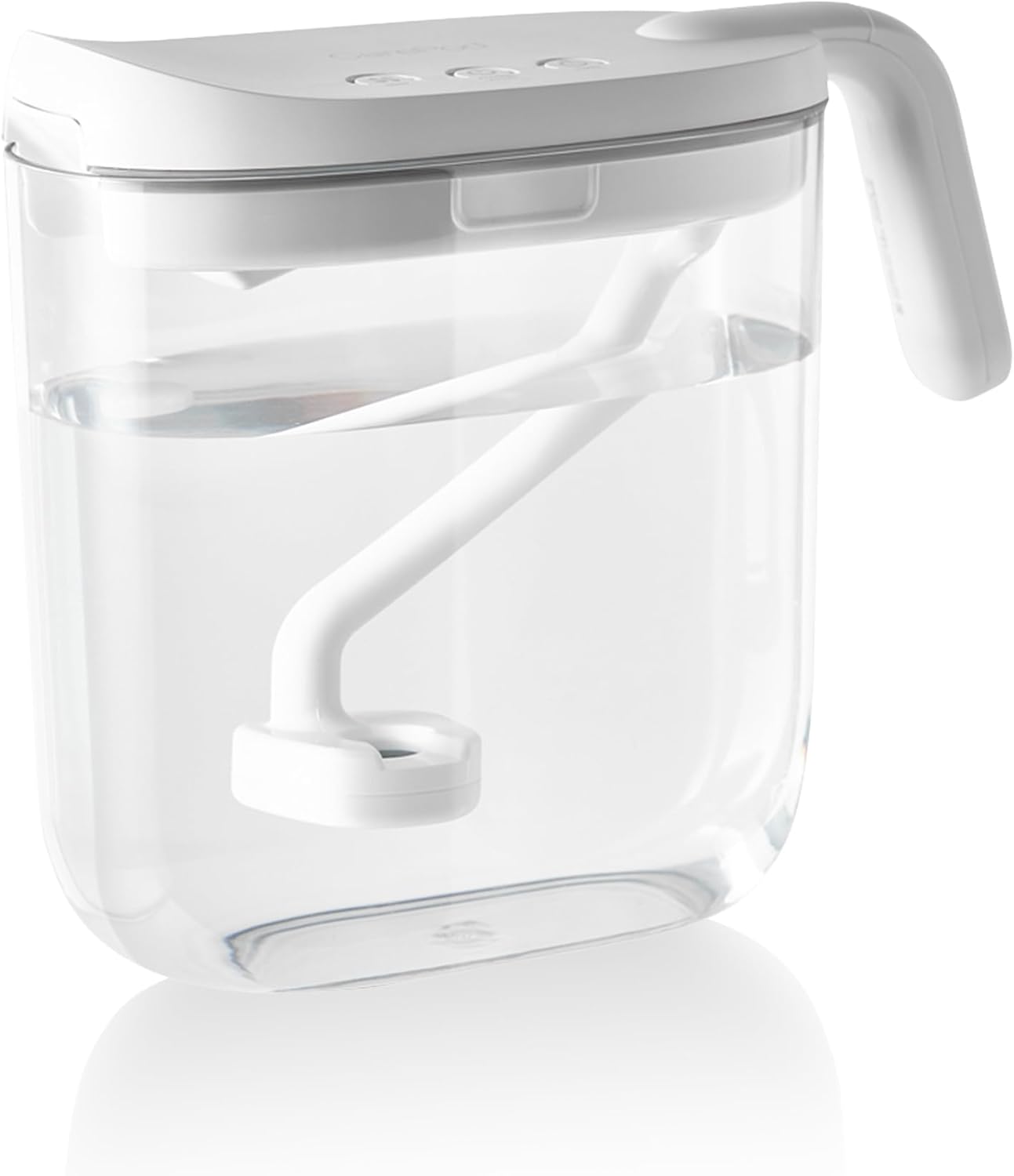 Carepod Mini 21P Ultrasonic Cool Mist Humidifier for Bedroom, Quiet & Safe for Baby, Transparent, Only 3 Washable Parts & Easy to Clean, Filter-Free, Automatic Shut-off, Lasts 20Hrs (0.74Gal/2.8L)