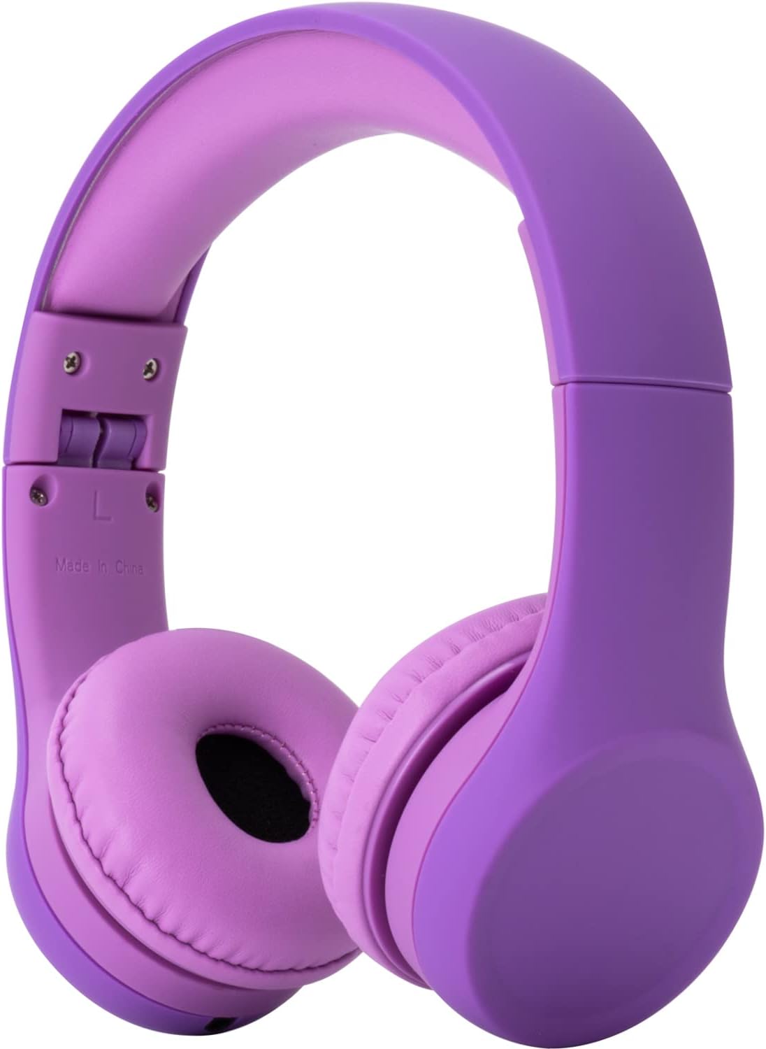 Snug Play+ Kids Headphones – Volume Limited 93dB for Safe Listening – Foldable, Durable Headphones for Toddlers, Boys & Girls – Tangle-Free Cord – Ideal for Travel, School, Tablets - Purple