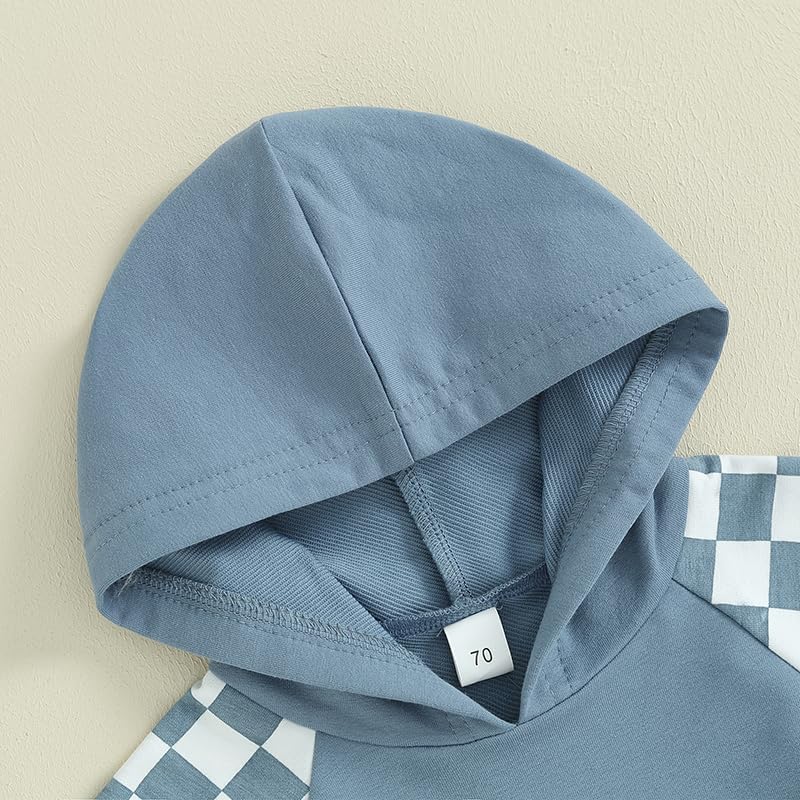 Toddler Baby Boy Summer Hooded Outfit Contrast Color Short Sleeve T Shirt Top Elastic Shorts Summer Clothes Set